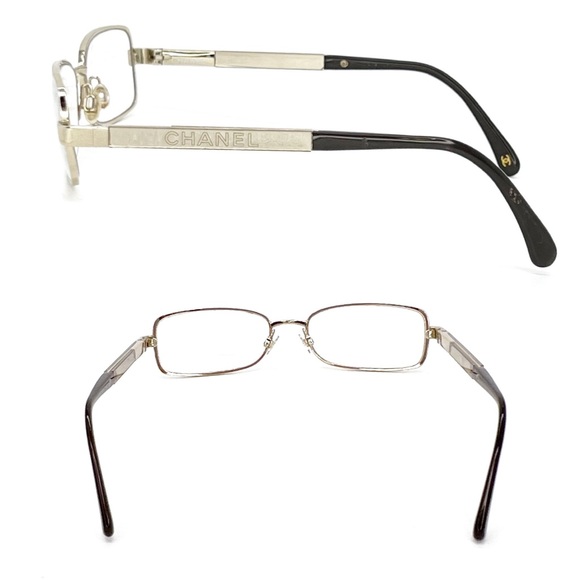 Vtg Chanel Eyeglasses Prescription Ready Frames Collection Miroir Gold Glasses - Picture 3 of 13